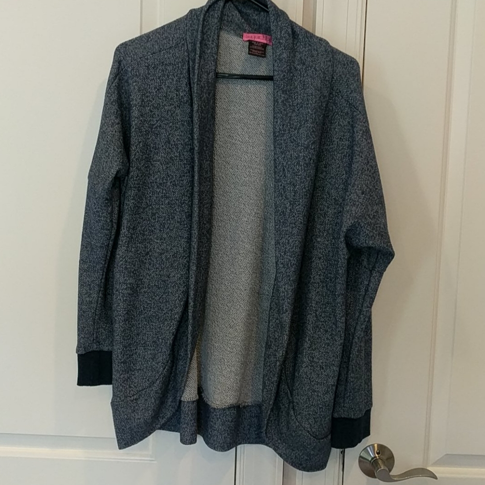 Sugar High navy blue pocketed cardigan